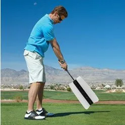 JEF World Of Golf Swing Fan Training Aid Trainer Training Grip! - NEW