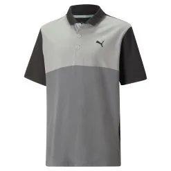 PUMA Golf Boy's CLOUDSPUN Colorblock Golf Polo