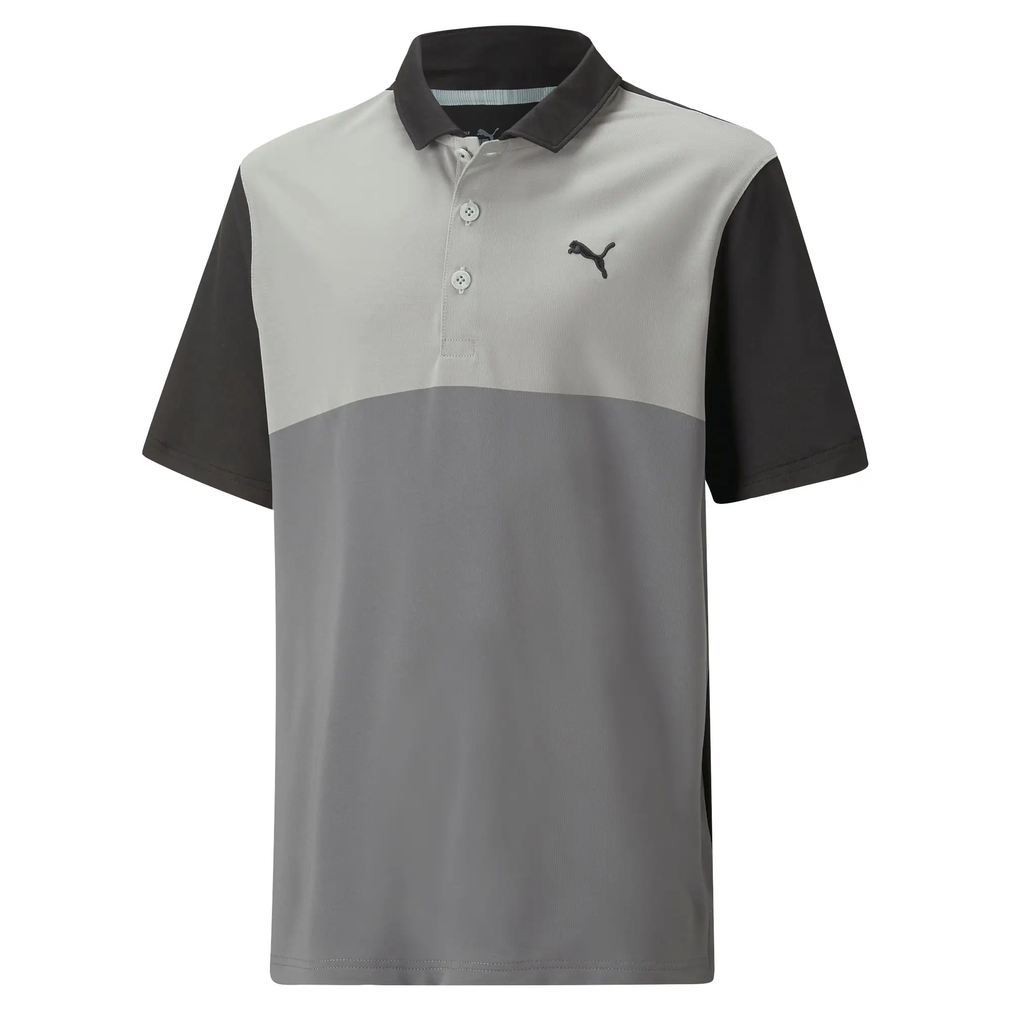 PUMA Golf Boy's CLOUDSPUN Colorblock Golf Polo 3 PUMA Golf Boy's CLOUDSPUN Colorblock Golf Polo