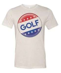 SwingJuice Short Sleeve Unisex T-Shirt Vote Golf