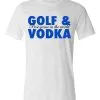 SwingJuice Short Sleeve Unisex T-Shirt Golf & Vodka
