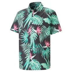 PUMA Golf PUMA X PTC Paradise Button Down Golf Shirt -Golf Shop jbfhpvq07gi8j5vdknf6