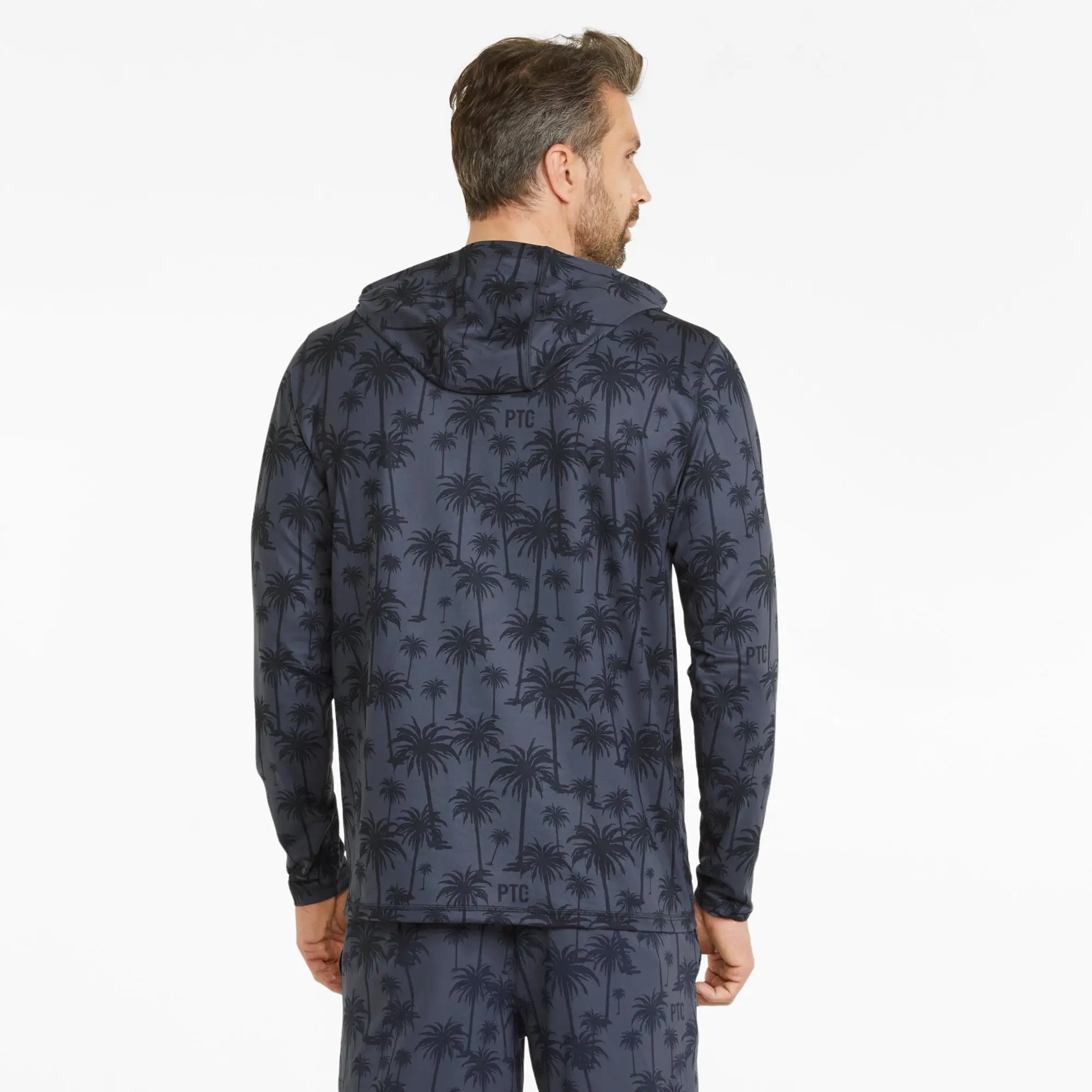 PUMA Golf PUMA X PTC Lightweight Palm Golf Hoodie 11 PUMA Golf PUMA X PTC Lightweight Palm Golf Hoodie - Image 9