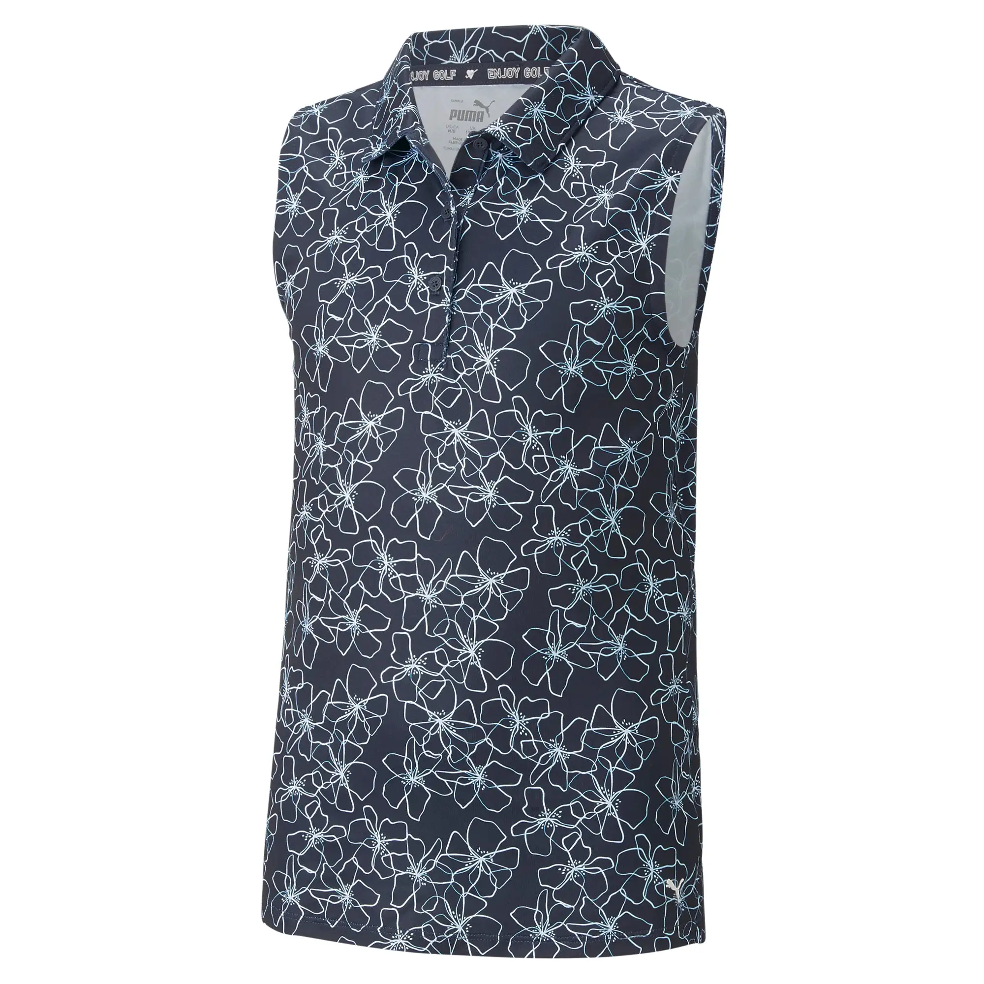 PUMA Golf Girl's CLOUDSPUN Island SL Golf Polo 3 PUMA Golf Girl's CLOUDSPUN Island SL Golf Polo