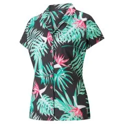 PUMA Golf Women's PUMA X PTC Paradise Camp Golf Shirt -Golf Shop qfk7cptzuoijy7elohqi