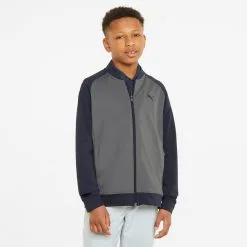 PUMA Golf Boy's Junior Stlth Golf Jacket -Golf Shop qoaaqxruxuxnbagpcggv