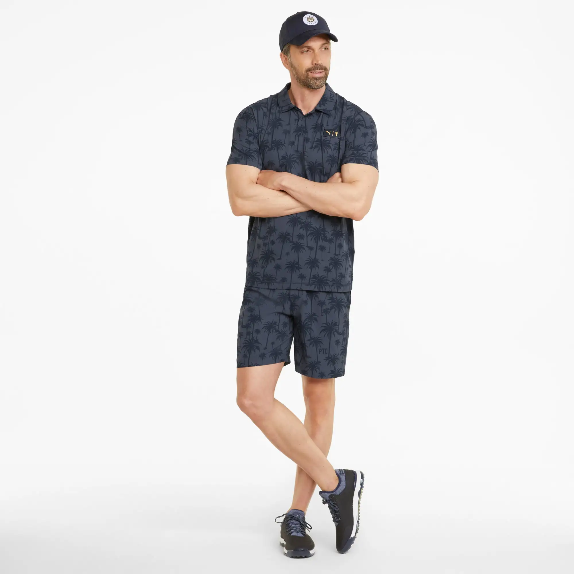 PUMA Golf PUMA X PTC Palm Golf Polo 13 PUMA Golf PUMA X PTC Palm Golf Polo - Image 11