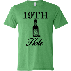 SwingJuice Short Sleeve Unisex T-Shirt Golf 19th Hole Beer