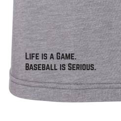 SwingJuice Short Sleeve Unisex T-Shirt Antique Baseball -Golf Shop swingjuice antique baseball unisex short sleeve tee storm grey close up bottom