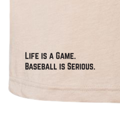 SwingJuice Short Sleeve Unisex T-Shirt Antique Baseball -Golf Shop swingjuice antique baseball unisex short sleeve tee tan close up bottom 161e653c c42c 4d2a a46e dc27ca1d172a