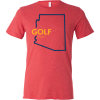 SwingJuice Short Sleeve Unisex T-shirt Golf Arizona -Golf Shop swingjuice arizona unisex short sleeve tee red