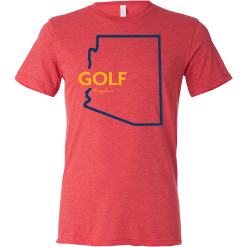 SwingJuice Short Sleeve Unisex T-shirt Golf Arizona