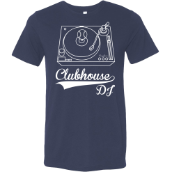 SwingJuice Short Sleeve Unisex T-Shirt Baseball Clubhouse DJ -Golf Shop swingjuice baseball clubhouse dj short sleeve tee navy