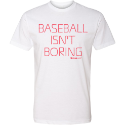 SwingJuice Short Sleeve Unisex T-Shirt Official Baseball Isn't Boring