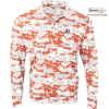 SwingJuice Long Sleeve Men's Performance Quarter Zip Golf Camo -Golf Shop swingjuice camo performance 1 4 zip long sleeve mens pullover burnt orange