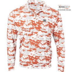 SwingJuice Long Sleeve Men's Performance Quarter Zip Golf Camo -Golf Shop swingjuice camo performance 1 4 zip long sleeve mens pullover burnt orange a9be7bb7 3b86 4a37 b8a3 ac361c7ea483