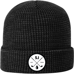 SwingJuice Knit Beanie Unisex Golf Hat -Golf Shop swingjuice classic knit beanie black