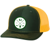 SwingJuice Trucker Unisex Hat Golf Classic Green-Yellow O/S -Golf Shop swingjuice classic trucker hat green yellow