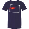 SwingJuice Short Sleeve Unisex T-shirt Golf Colorado