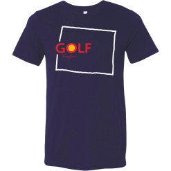 SwingJuice Short Sleeve Unisex T-shirt Golf Colorado