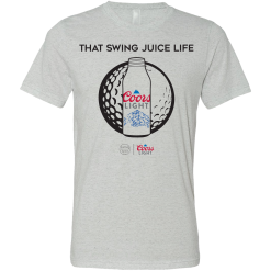SwingJuice Short Sleeve Unisex T-Shirt Golf Coors Light