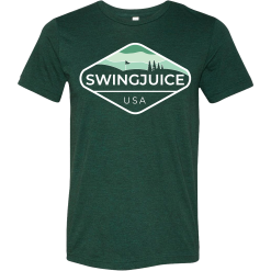 SwingJuice Short Sleeve Unisex T-Shirt Golf Course Management -Golf Shop swingjuice course management short sleeve tee forest green