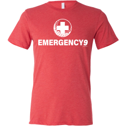 SwingJuice Short Sleeve Unisex T-Shirt Golf Emergency 9 Rescue 7 SwingJuice Short Sleeve Unisex T-Shirt Golf Emergency 9 Rescue -Golf Shop swingjuice emergency 9 rescue short sleeve tee red
