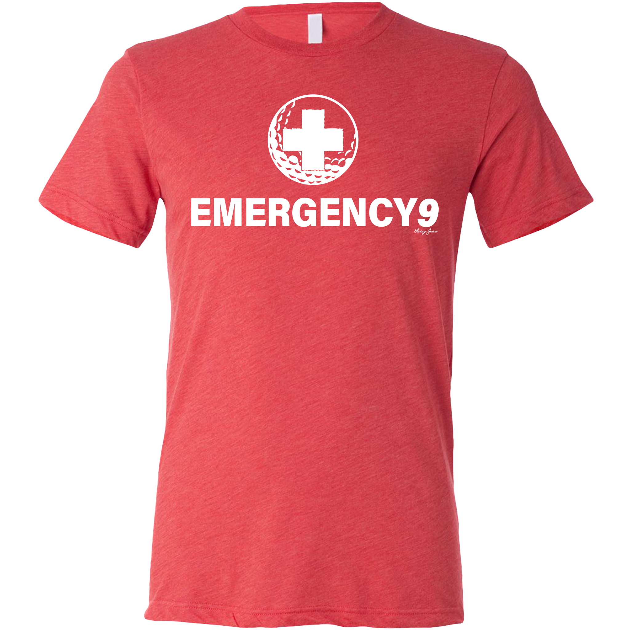SwingJuice Short Sleeve Unisex T-Shirt Golf Emergency 9 Rescue 5 SwingJuice Short Sleeve Unisex T-Shirt Golf Emergency 9 Rescue - Image 3