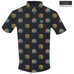 SwingJuice Short Sleeve Men's Performance Polo Golf Gamescape