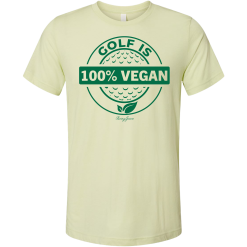 SwingJuice Short Sleeve Unisex T-Shirt Golf Is 100% Vegan -Golf Shop swingjuice golf 100 vegan unisex short sleeve tee light green d498c2d8 ec55 441d 9cf6 6dcb67bdeaac