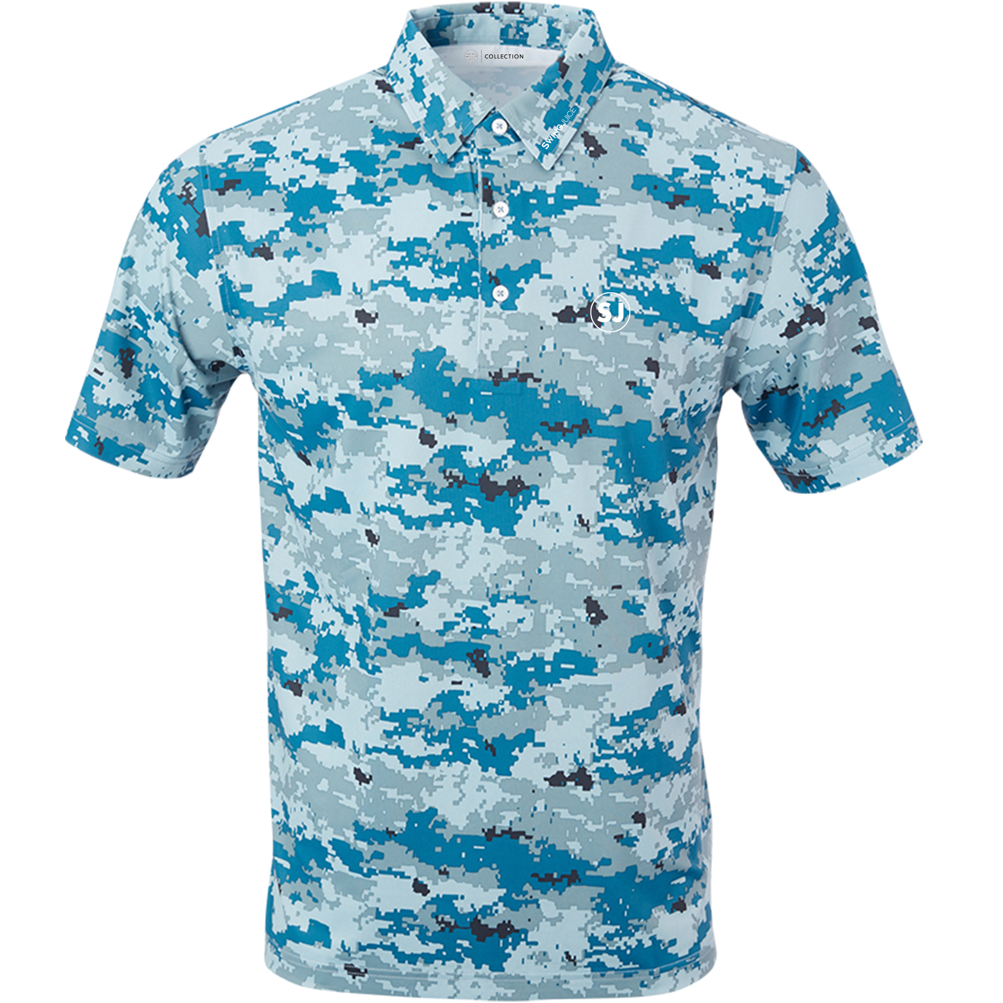 SwingJuice Short Sleeve Men's Performance Polo Golf Camo 5 SwingJuice Short Sleeve Men's Performance Polo Golf Camo - Image 3