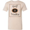 SwingJuice Short Sleeve Unisex T-Shirt Golf & Craft Vodka -Golf Shop swingjuice golf craft vodka short sleeve tee tan 363a0720 35f7 49db bcb2 59a4c0ce4a99
