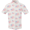 SwingJuice Short Sleeve Men's Performance Polo Golf Flag