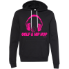 SwingJuice Long Sleeve Unisex Hoodie Golf & Hip Hop Glow In The Dark -Golf Shop swingjuice golf hip hop long sleeve glow hoodie black