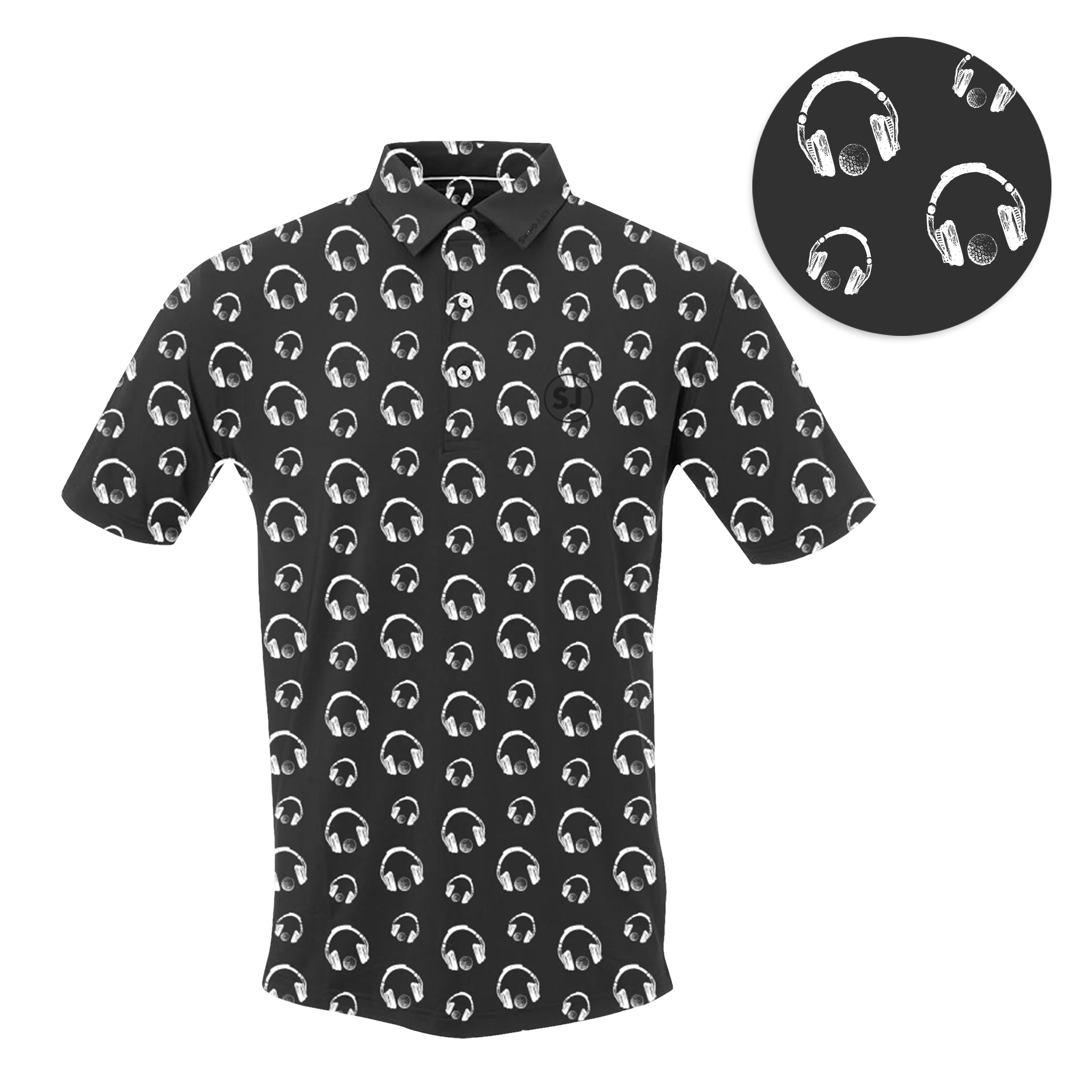 SwingJuice Short Sleeve Men's Performance Polo Golf & Hip Hop 3 SwingJuice Short Sleeve Men's Performance Polo Golf & Hip Hop