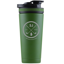 SwingJuice Ice Shaker Unisex Bottle Golf Classic -Golf Shop swingjuice golf ice shaker bottle green 1a842bab 478f 4af7 857c 4280996eff65