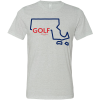SwingJuice Short Sleeve Unisex T-Shirt Golf Massachusetts -Golf Shop swingjuice golf massachusetts unisex short sleeve tee light grey