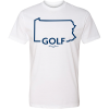 SwingJuice Short Sleeve Unisex T-Shirt Golf Pennsylvania -Golf Shop swingjuice golf pennsylvania unisex short sleeve tee white