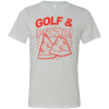 SwingJuice Short Sleeve Unisex T-Shirt Golf & Pizza -Golf Shop swingjuice golf pizza unisex short sleeve tee light grey