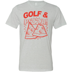 SwingJuice Short Sleeve Unisex T-Shirt Golf & Pizza -Golf Shop swingjuice golf pizza unisex short sleeve tee light grey 3b95f2cc 7cfc 4bbb 856c 745d08b53bec