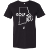 SwingJuice Short Sleeve Unisex T-Shirt Golf Rhode Island