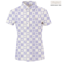 SwingJuice Short Sleeve Women's Performance Polo Golf Smiley