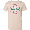 SwingJuice Short Sleeve Unisex T-Shirt Golf Spring Fling -Golf Shop swingjuice golf spring fling unisex short sleeve tee tan