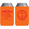 SwingJuice Unisex Koozie Golf Golf & Tacos Orange O/S