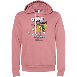 SwingJuice Long Sleeve Unisex Hoodie Golf & Tacos The Sequel