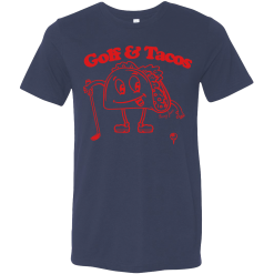 SwingJuice Short Sleeve Unisex T-Shirt Golf & Tacos -Golf Shop swingjuice golf tacos unisex short sleeve tee navy