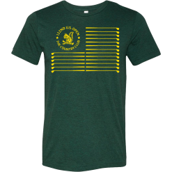 SwingJuice Short Sleeve Unisex T-Shirt U.S. Open Golf Flag