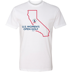 SwingJuice Short Sleeve Unisex T-Shirt Golf U.S. Women's Open Golf State California