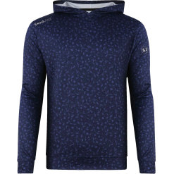 SwingJuice Long Sleeve Men's Performance Hoodie Golf Vineyard -Golf Shop swingjuice golf vineyard performance hoodie navy
