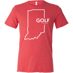 SwingJuice Short Sleeve Unisex T-Shirt Golf Indiana